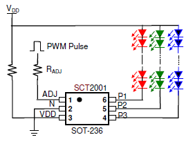 SCT2001 typical application circuit