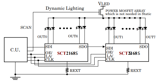 SCT2168S typical application circuit
