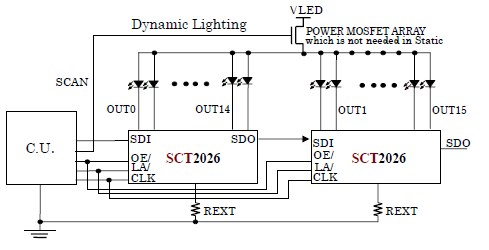 SCT2026 typical application circuit