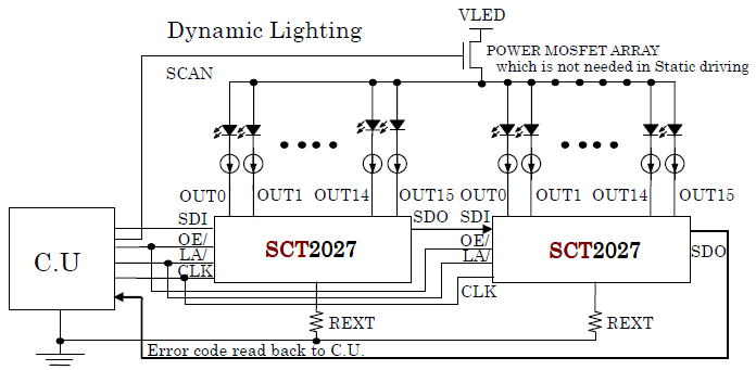 SCT2027 typical application circuit