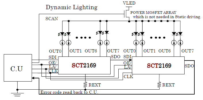 SCT2169 typical application circuit