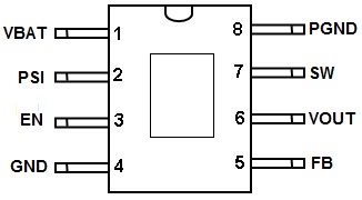 TD8587 pin configurations