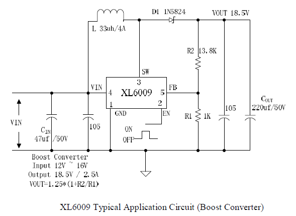 xl6009 circuit